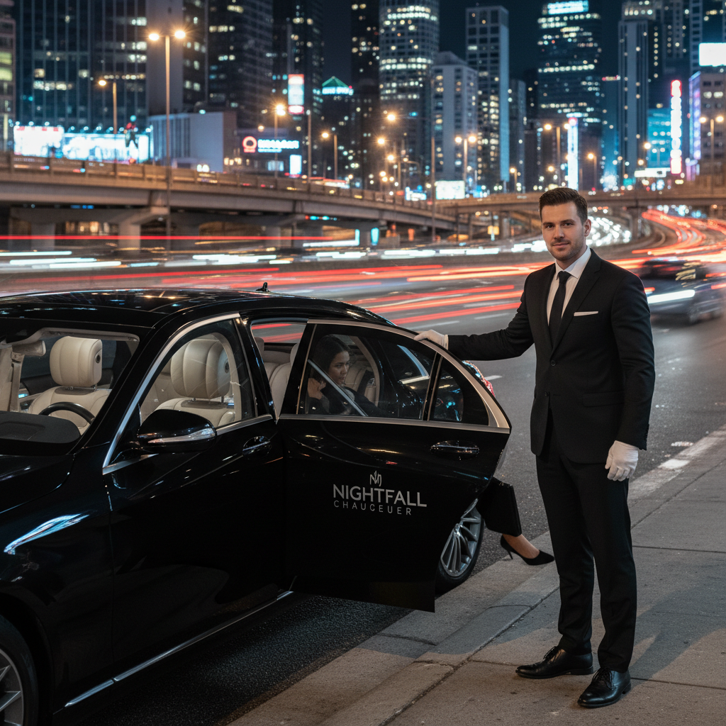 Executive black sedan car service Long Island